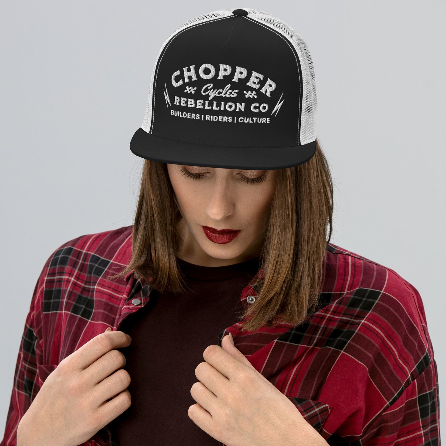 Chopper Rebellion Co Cycles Trucker Cap