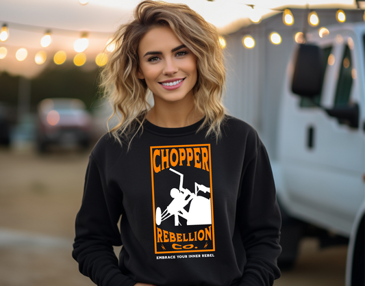 Chopper Rebellion Co - Embrace Your Rebel W Blk Sweatshirt