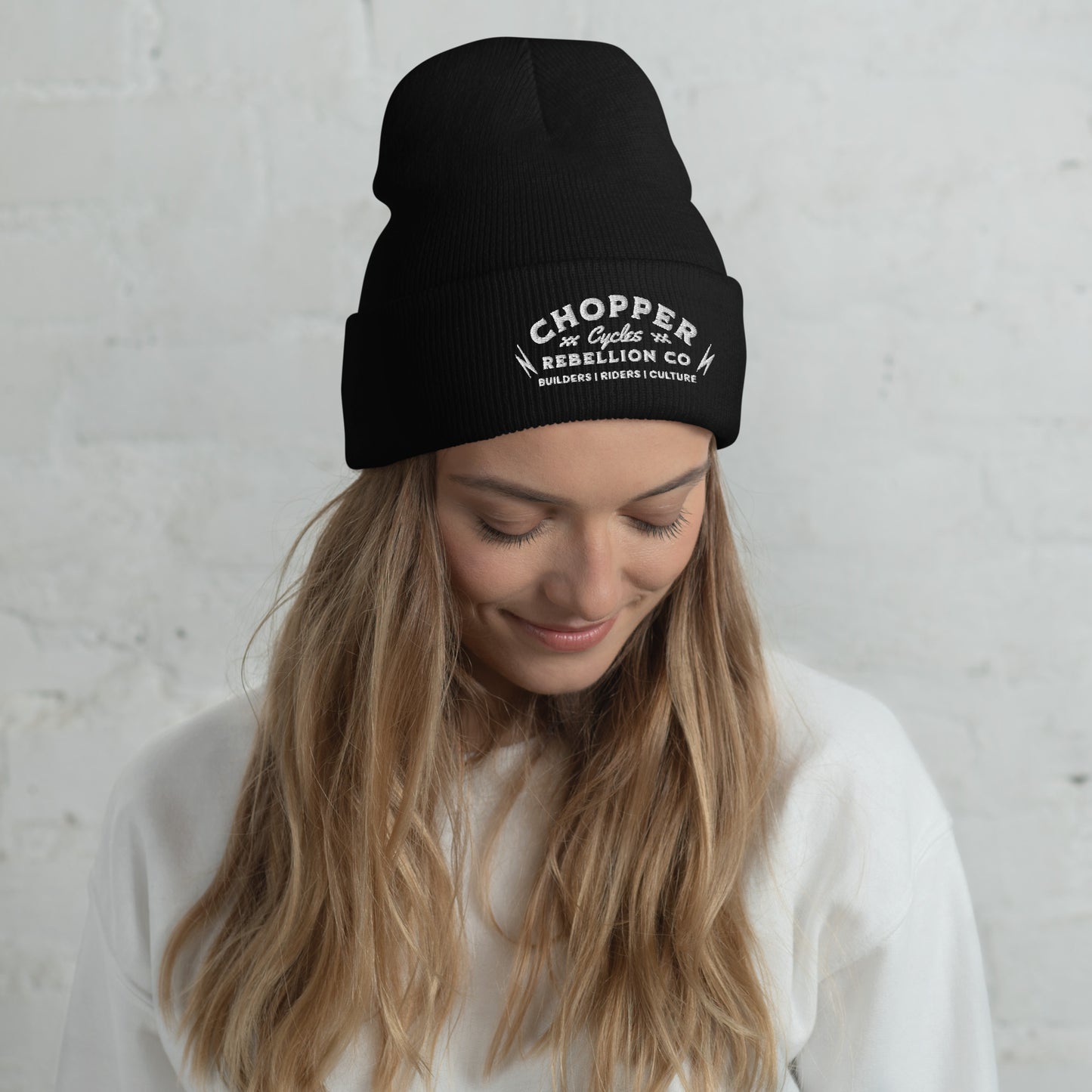 Chopper Rebellion Co Cycles Cuffed Beanie