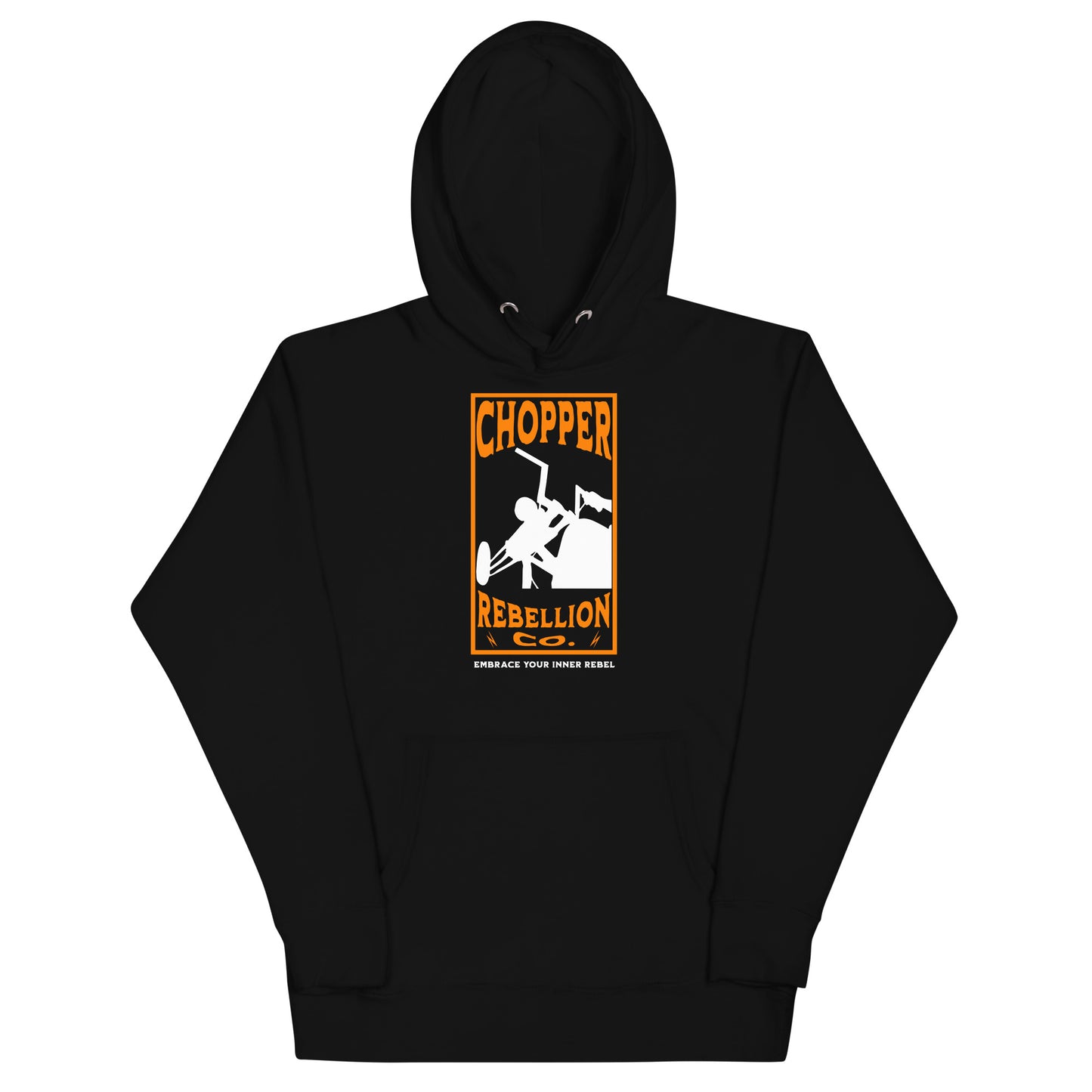 Chopper Rebellion Co - Embrace Your Rebel W Blk Hoodie