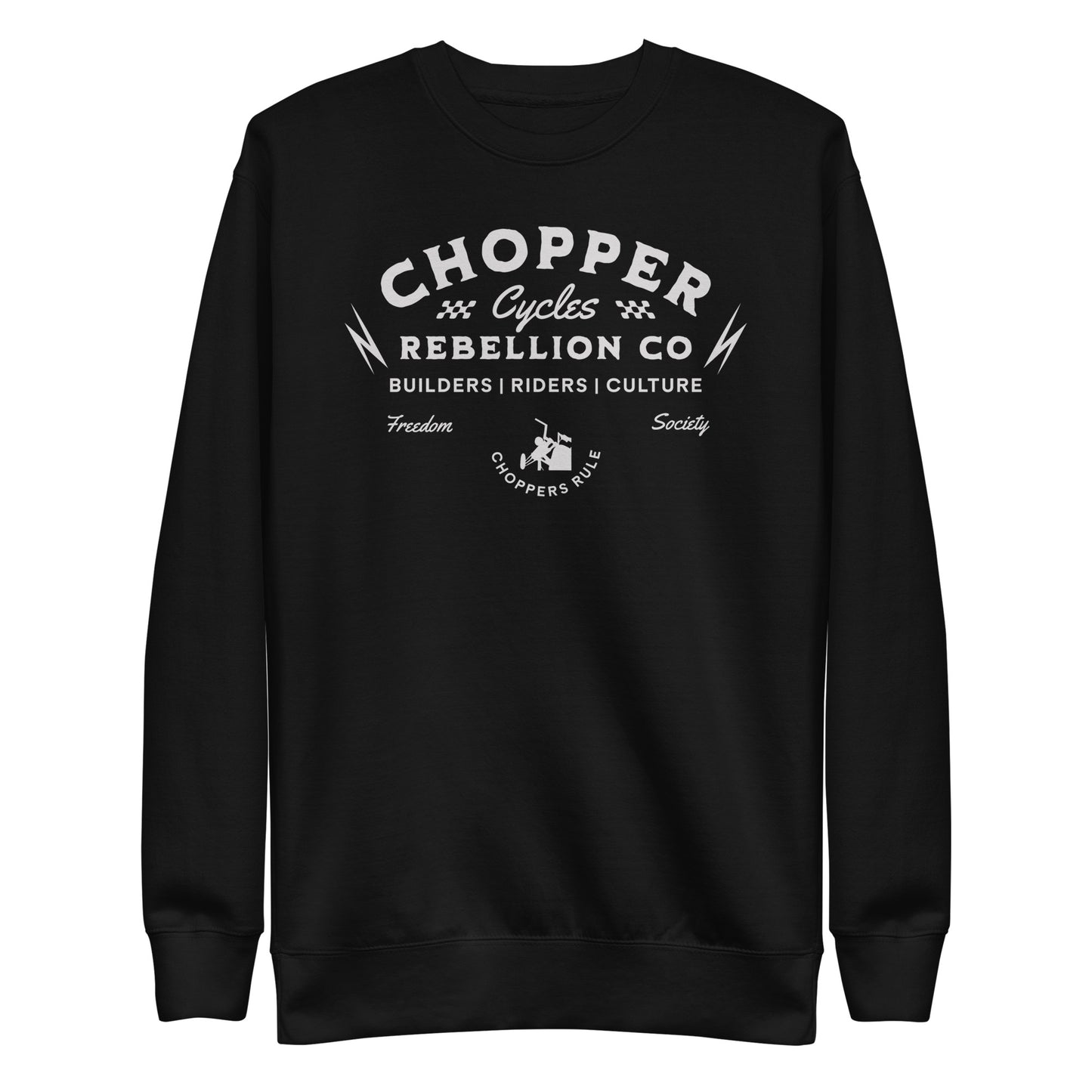 Chopper Rebellion Co. Cycles - Freedom Society M BLK Sweatshirt