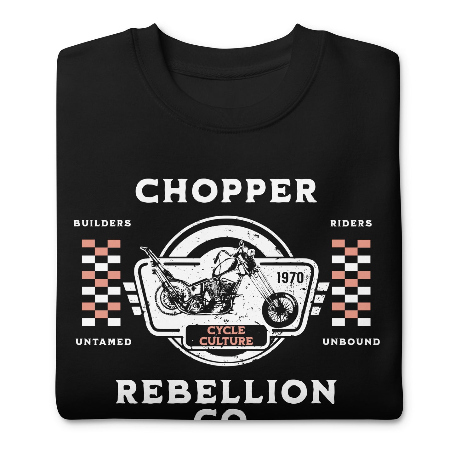 Chopper Rebellion Co. Builders, Riders, Cycle Culture M BLK Sweatshirt