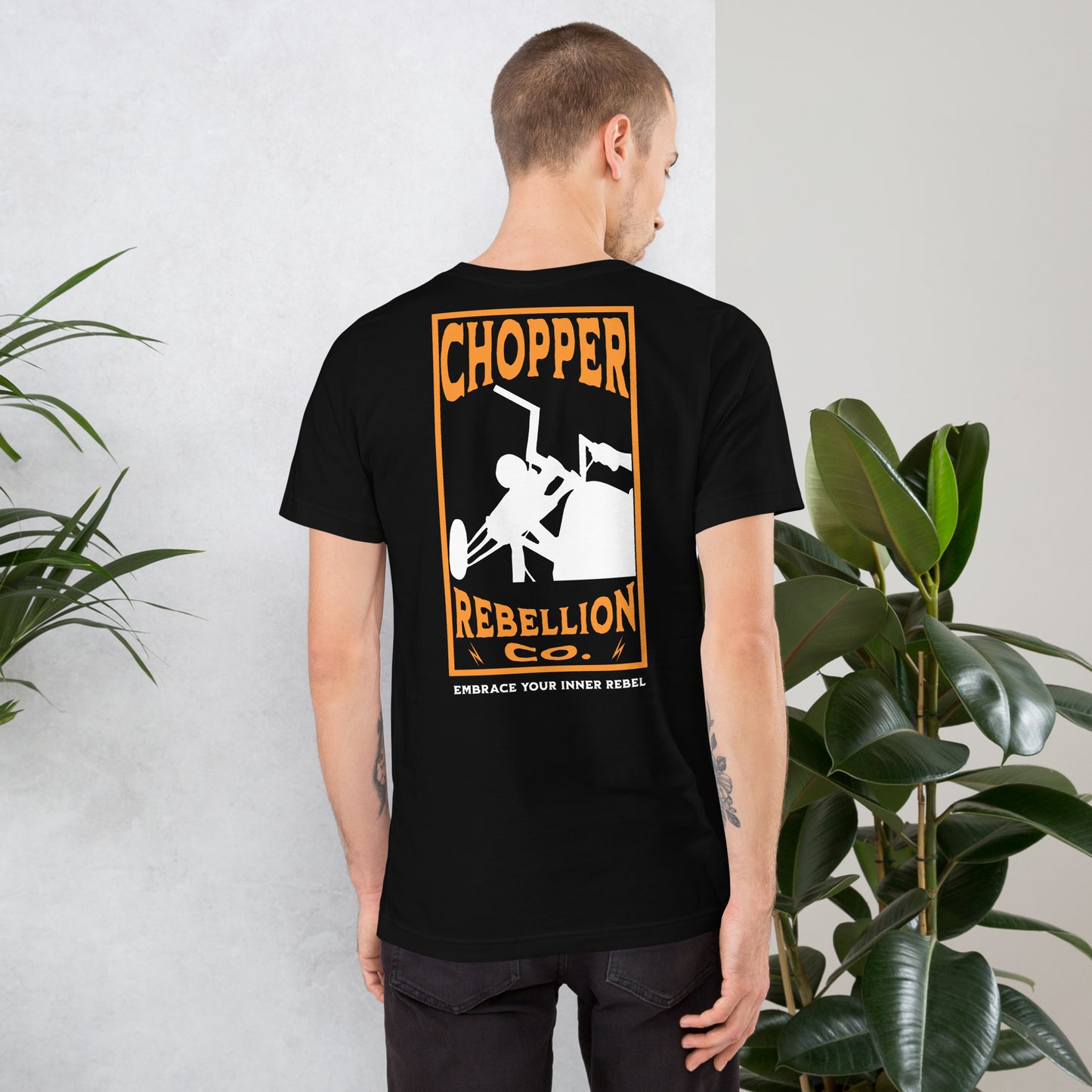 Chopper Rebellion Co - Embrace Your Inner Rebel M Blk Tee B/F