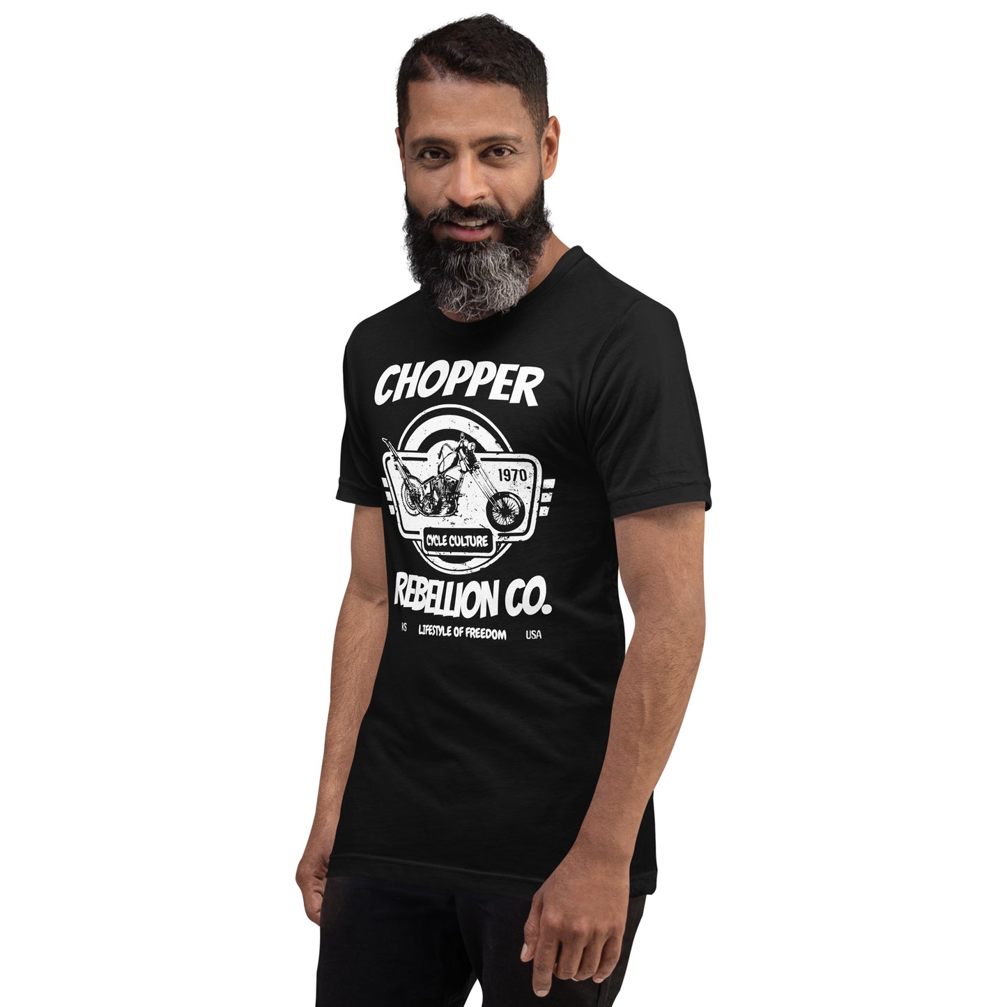 Chopper Rebellion Co. Lifestyle of Freedom M BLK TEE