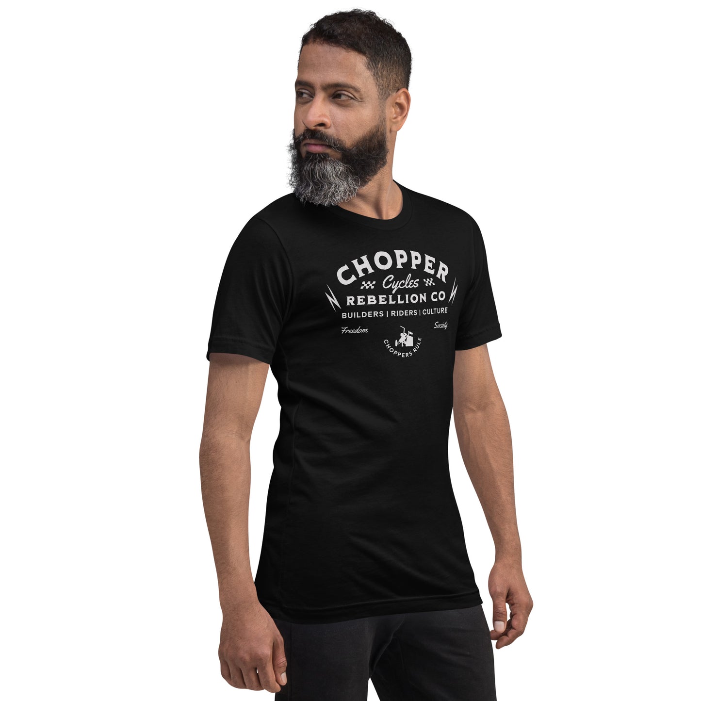 Chopper Rebellion Co. Cycles - Freedom Society M BLK Tee