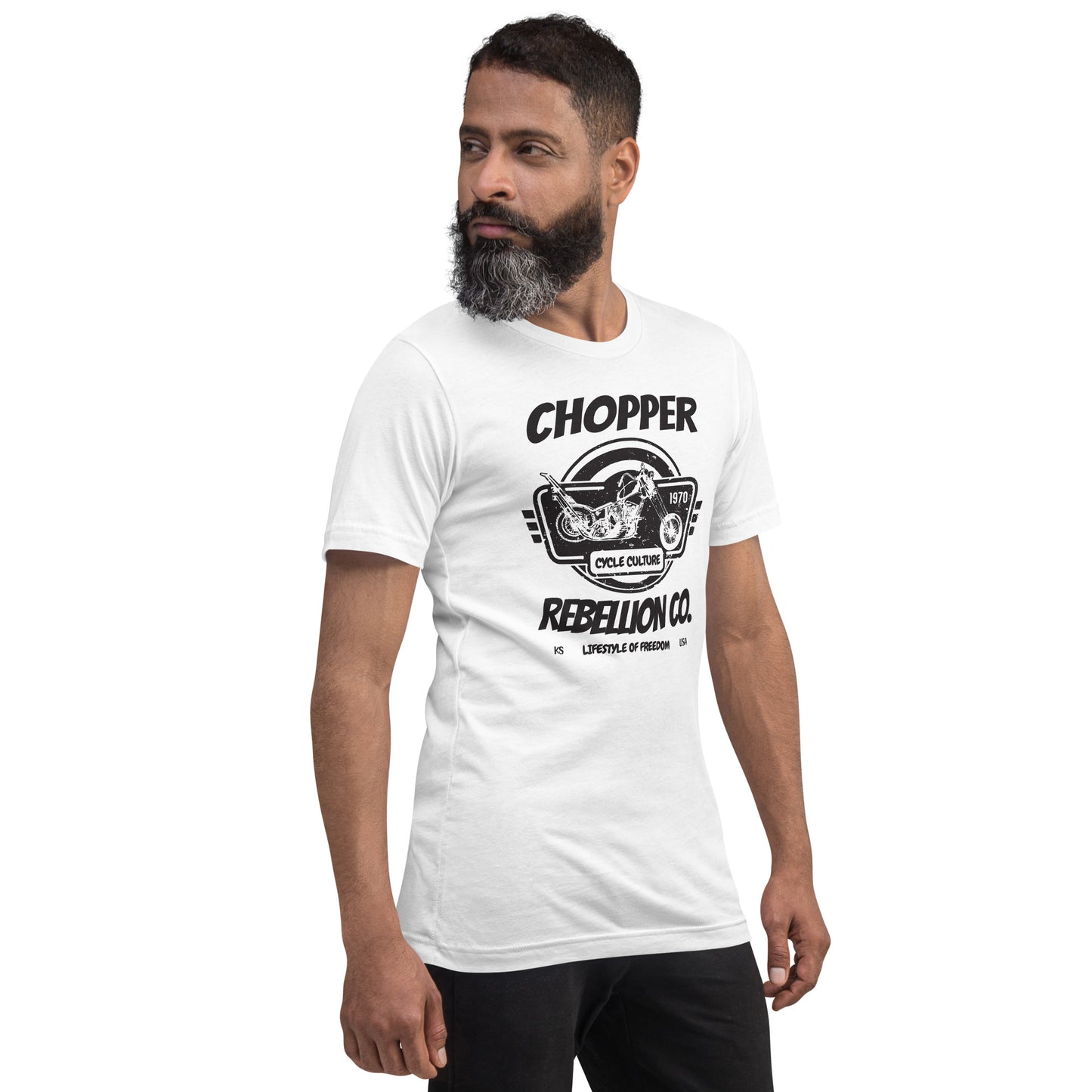 Chopper Rebellion Co. Lifestyle of Freedom M Wh TEE